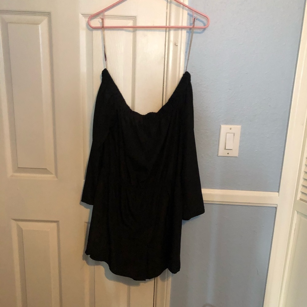 Off shoulder romper